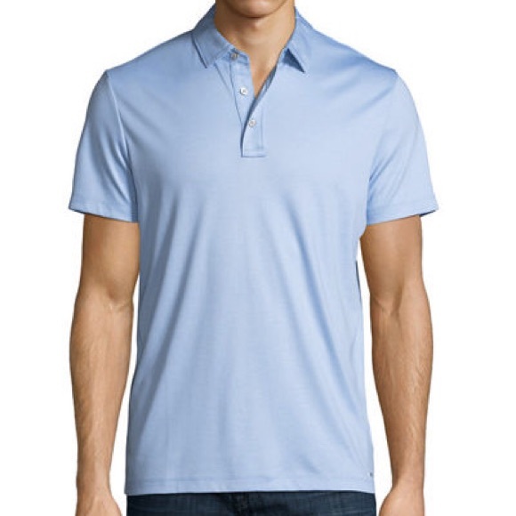 Michael Kors Light Blue Polo Shirt EUC - Picture 2 of 8